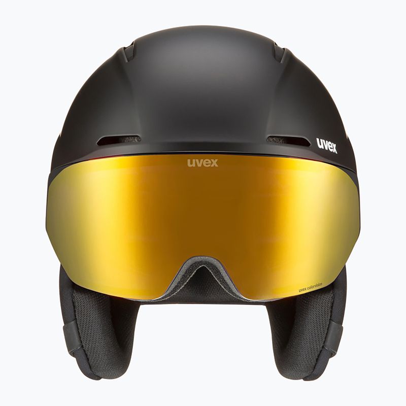 Ski helmet UVEX Horizon CV black/khaki matt 2