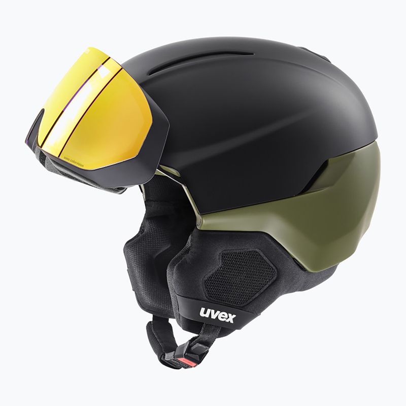 Ski helmet UVEX Horizon CV black/khaki matt 6