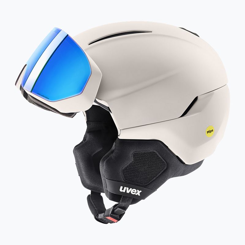 Ski helmet UVEX Horizon CV MIPS warm grey matt 6