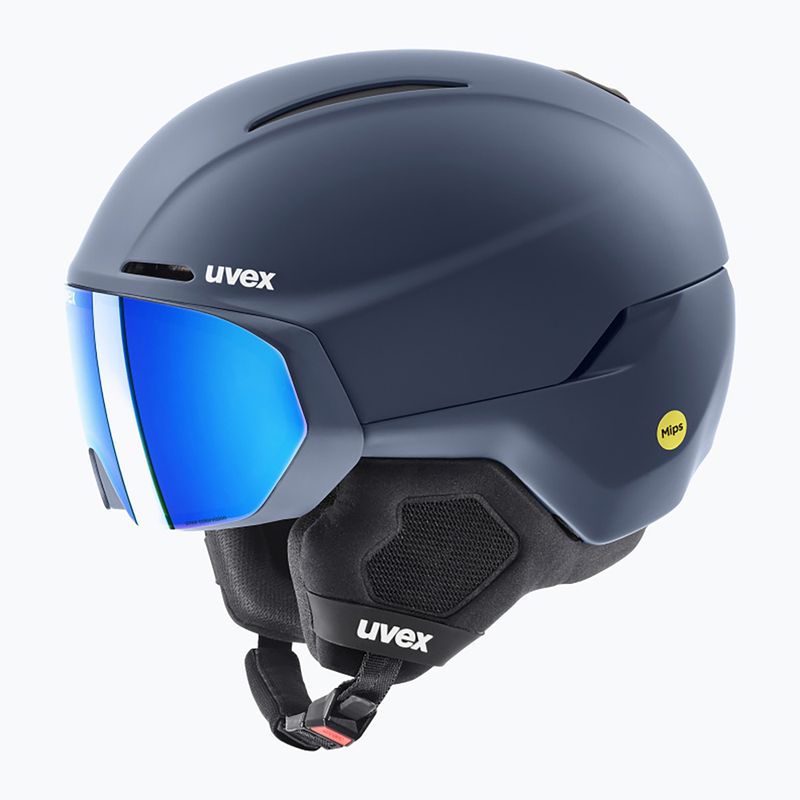 Ski helmet UVEX Horizon CV MIPS dusk blue matt