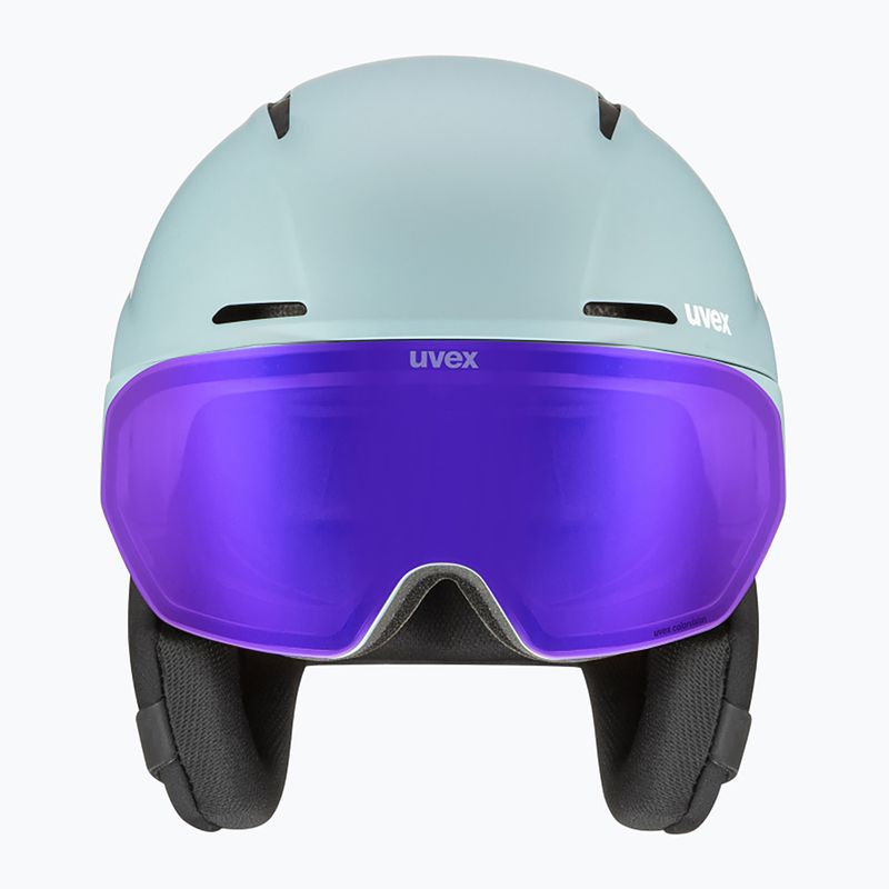 Ski helmet UVEX Horizon CV oxid green matt 2