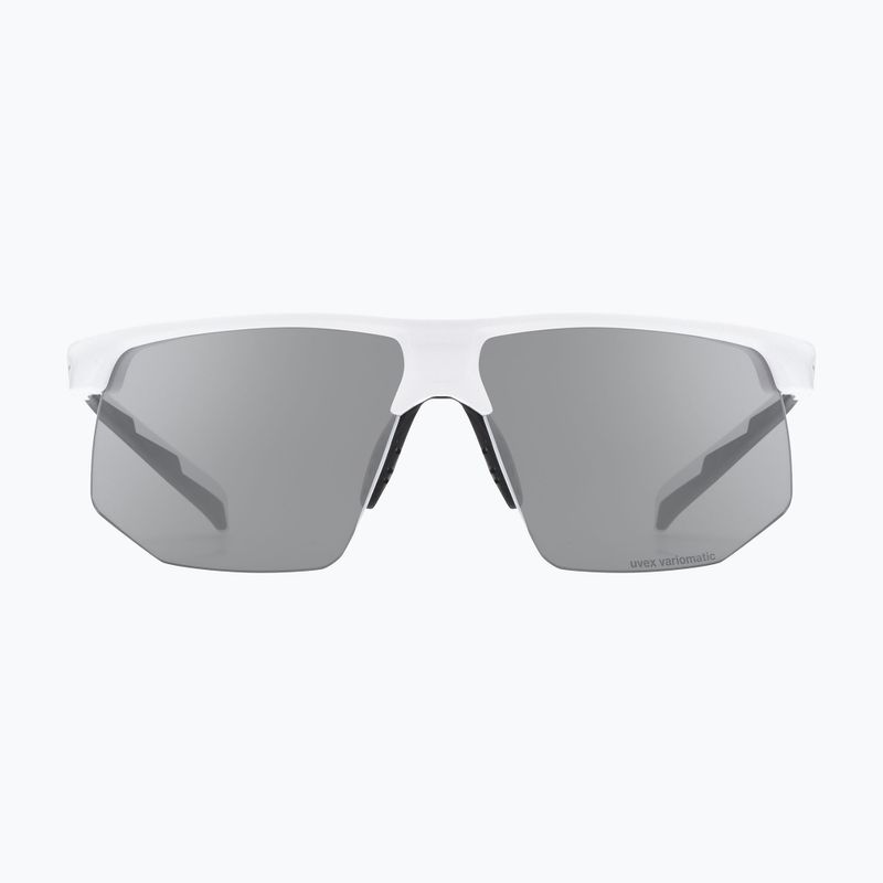 Sunglasses UVEX Aerios Small V white matt/smoke 2