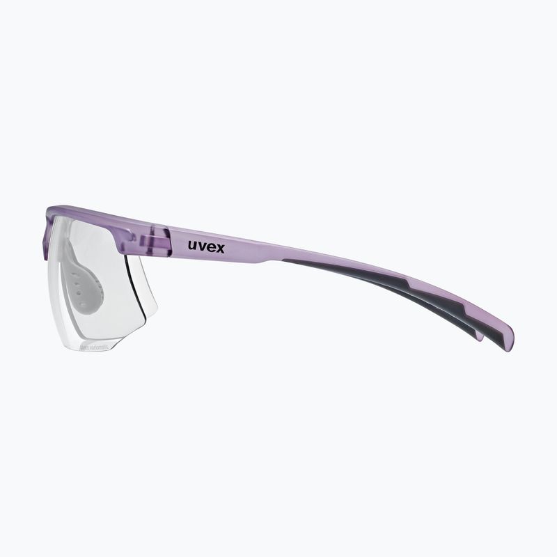 Sunglasses UVEX Aerios Small V purple matt/smoke 5