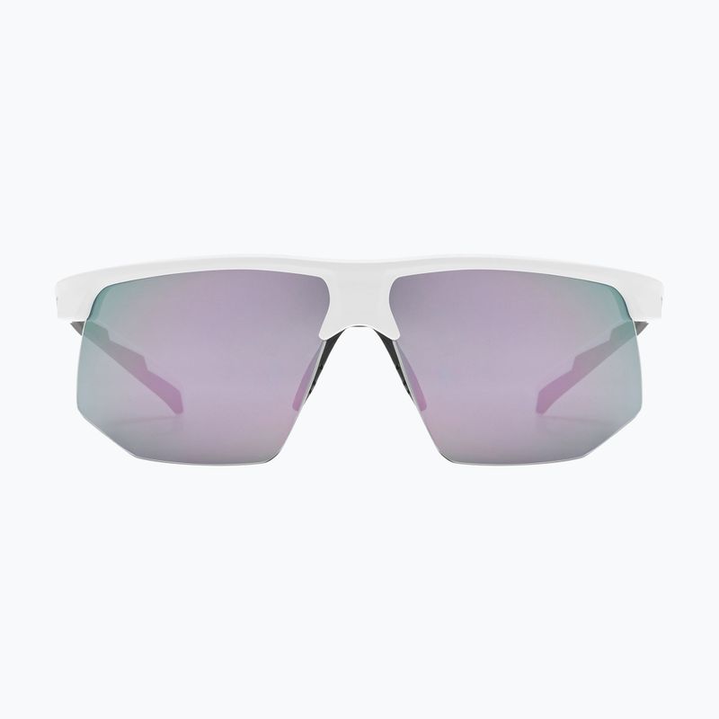 Sunglasses UVEX Aerios Small white matt/mirror rose 2