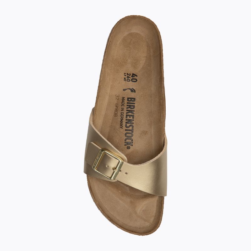 BIRKENSTOCK Madrid BF Narrow gold slides 6