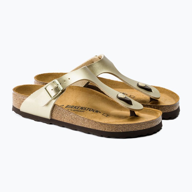 BIRKENSTOCK women's flip flops Gizeh BF Regular gold 11