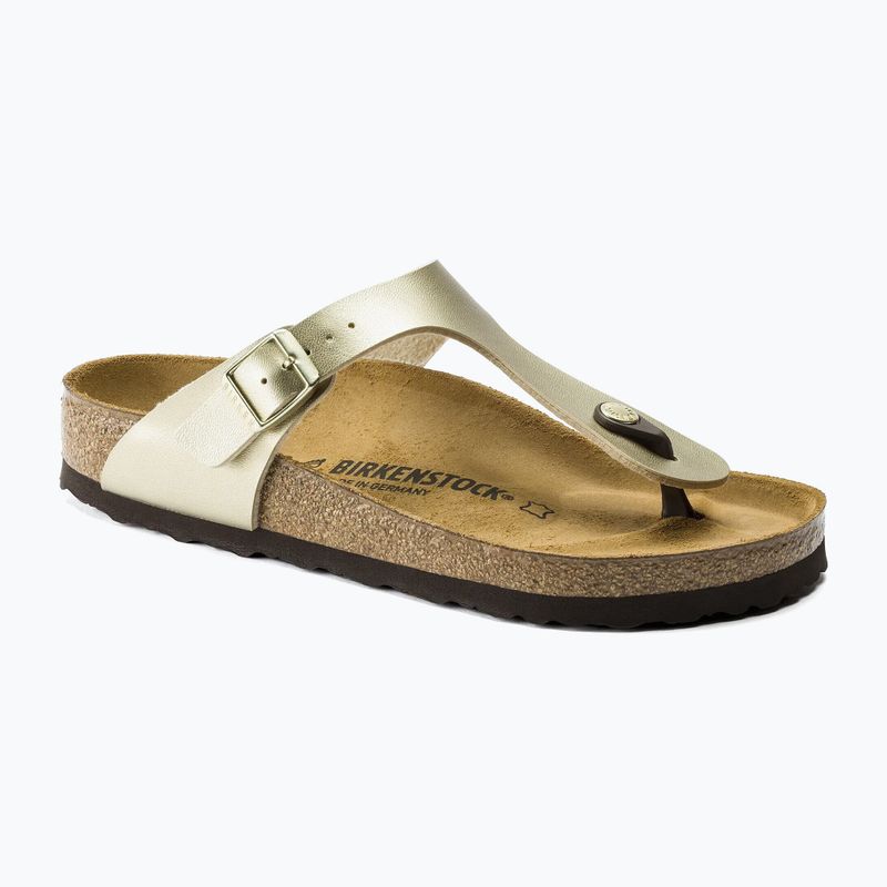 Flip-flops BIRKENSTOCK Gizeh Birko-Flor Narrow gold 8