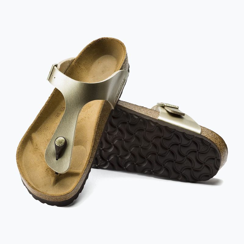 Flip-flops BIRKENSTOCK Gizeh Birko-Flor Narrow gold 12