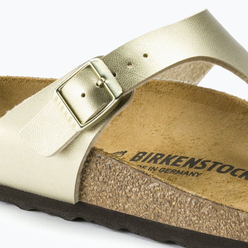 Flip-flops BIRKENSTOCK Gizeh Birko-Flor Narrow gold 13