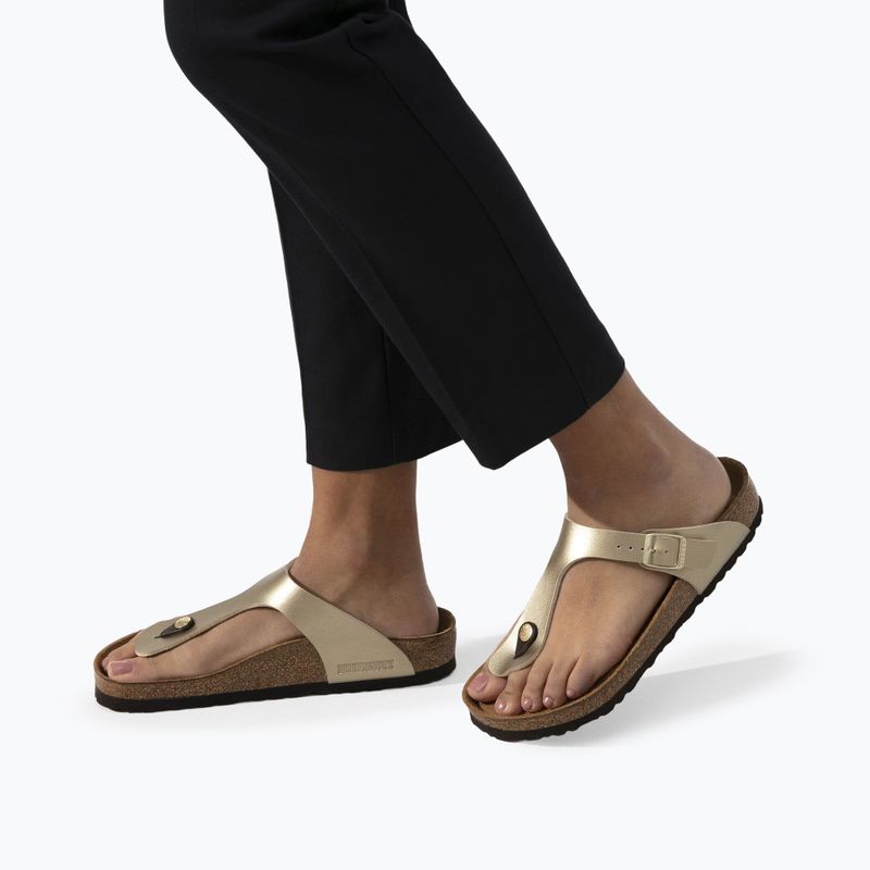 Flip-flops BIRKENSTOCK Gizeh Birko-Flor Narrow gold 14