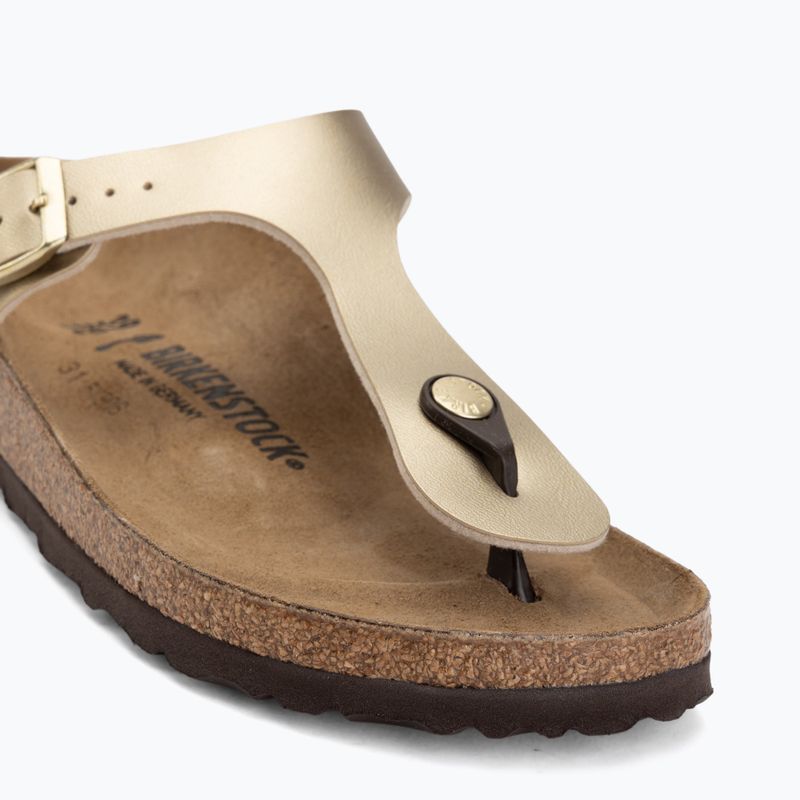 Flip-flops BIRKENSTOCK Gizeh Birko-Flor Narrow gold 7