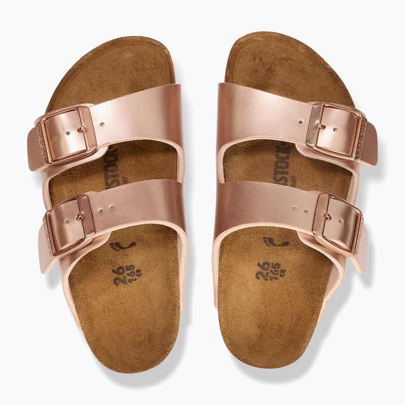 BIRKENSTOCK Arizona BF Regular electric metallic copper flip-flops 11
