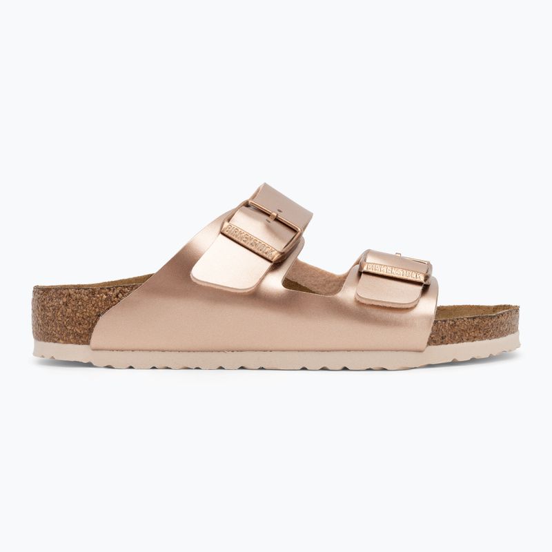 BIRKENSTOCK Arizona BF Regular electric metallic copper flip-flops 2