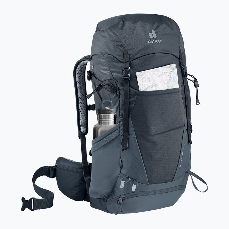 Women's hiking backpack deuter Futura Pro SL 34 l black-grey 340102174030 5