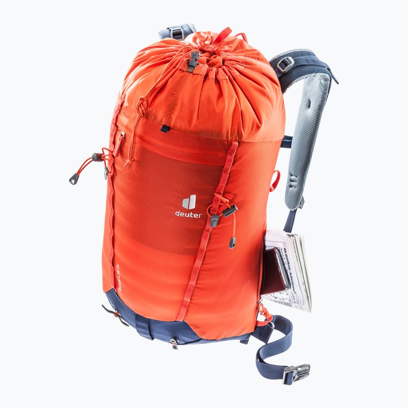 Deuter Guide Lite 24 l climbing backpack orange 336012193110 5