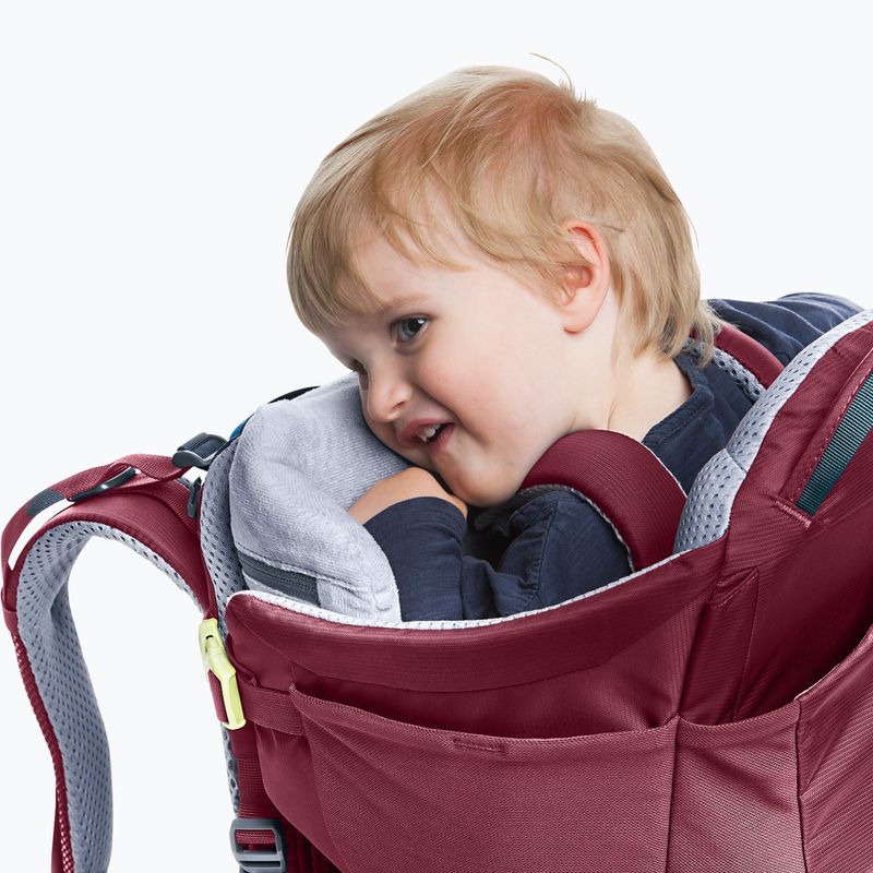 Deuter Kid Comfort children's travel carrier maroon 362022150260 11