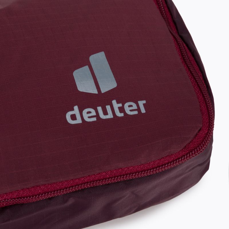 Deuter Wash Center Lite I hiking washbag maroon 3930521 4