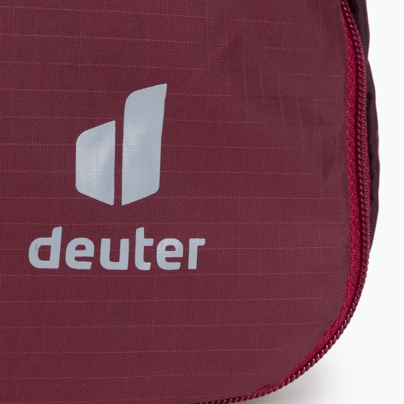 Deuter Wash Center Lite II hiking washbag maroon 3930621 4