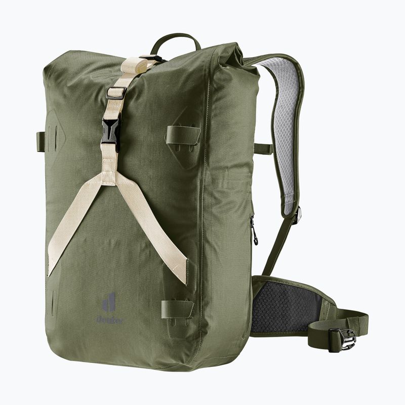 Cycling backpack Deuter Amager 25+5 khaki 5