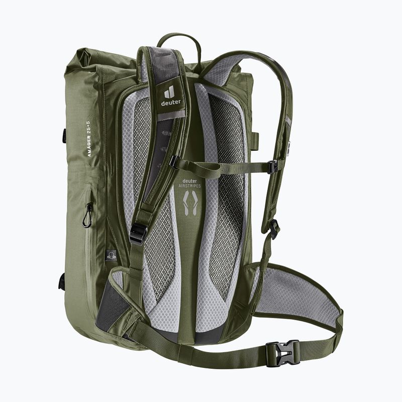 Cycling backpack Deuter Amager 25+5 khaki 6