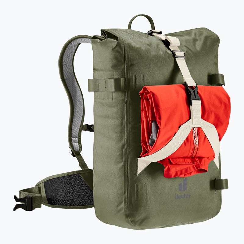 Cycling backpack Deuter Amager 25+5 khaki 8