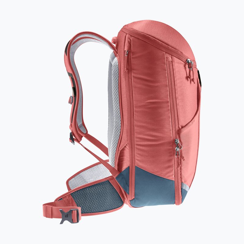 Cycling backpack deuter Rotsoord 25+5 l redwood/ink 5