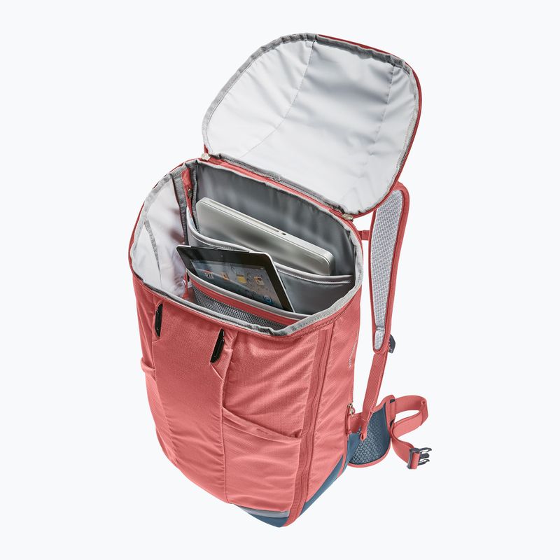 Cycling backpack deuter Rotsoord 25+5 l redwood/ink 6