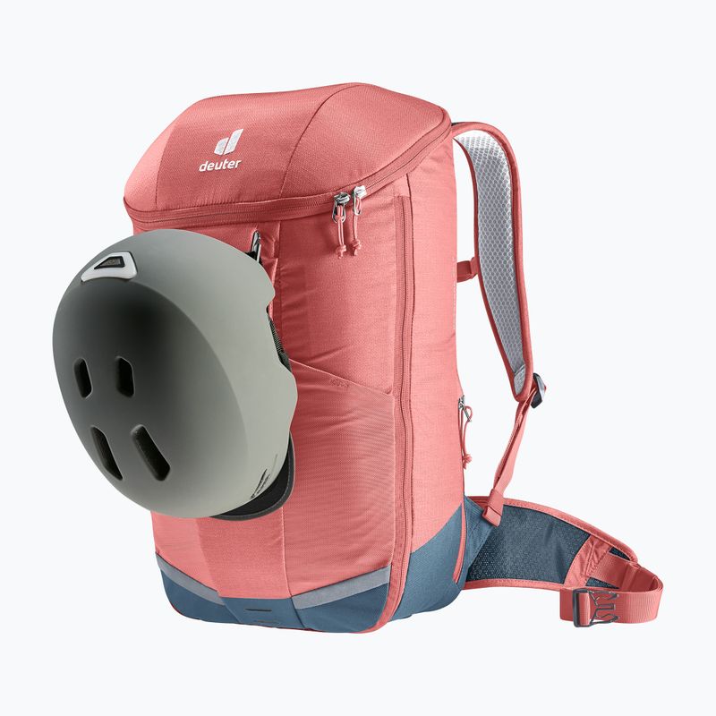 Cycling backpack deuter Rotsoord 25+5 l redwood/ink 8