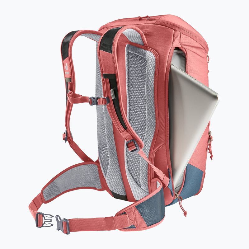 Cycling backpack deuter Rotsoord 25+5 l redwood/ink 9