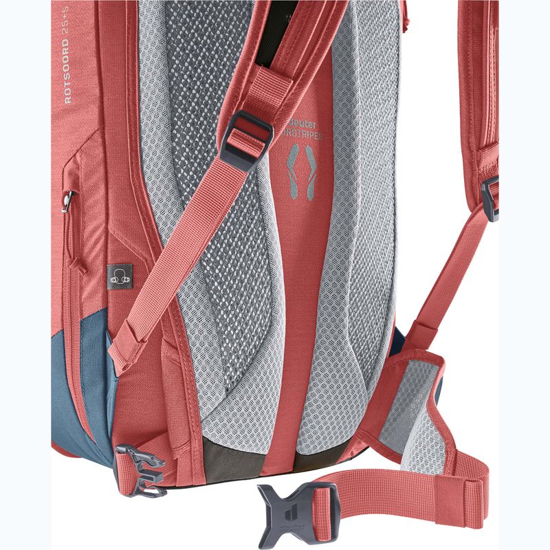 Cycling backpack deuter Rotsoord 25+5 l redwood/ink 11
