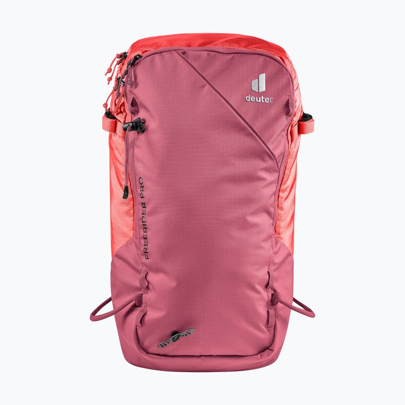 Women's deuter Freerider Pro 32+ l SL ski backpack 330342255850 maron/currant 2