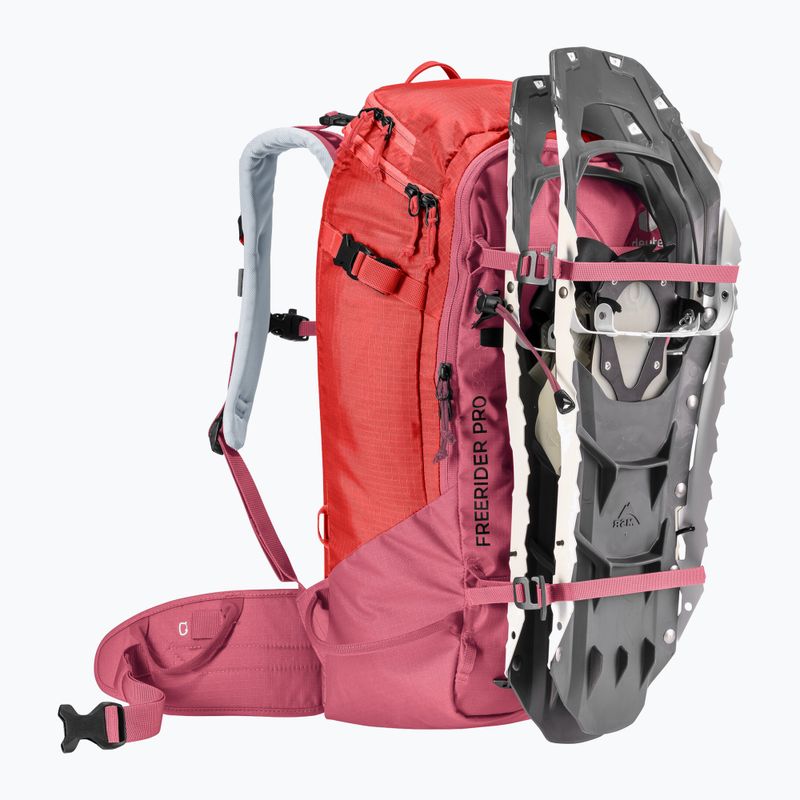 Women's deuter Freerider Pro 32+ l SL ski backpack 330342255850 maron/currant 8