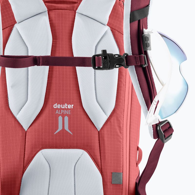 Women's deuter Freerider Pro 32+ l SL ski backpack 330342255850 maron/currant 10