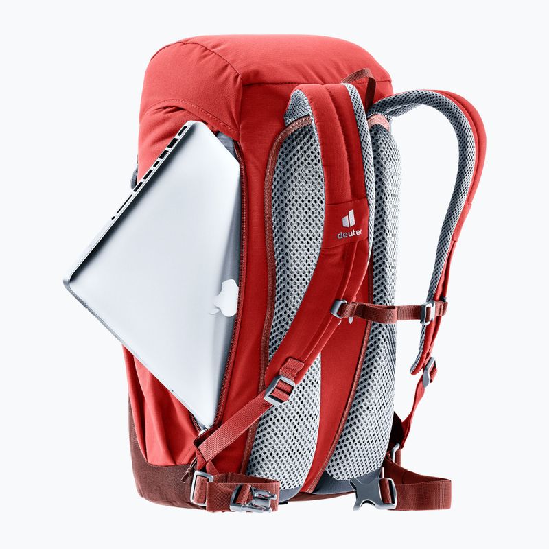 Backpack deuter Walker 24 l currant/redwood 8