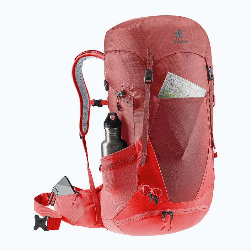 Women's hiking backpack deuter Futura 30 SL red 34007215589 8