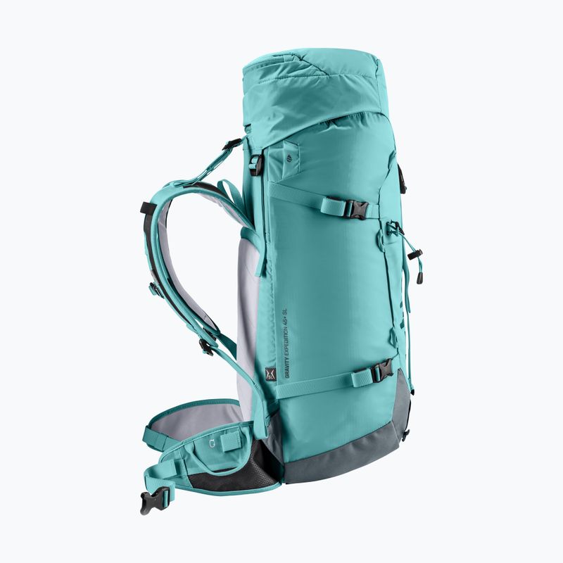 Women's climbing backpack deuter Gravity Expedition 45+12 l SL dustblue/graphite 3