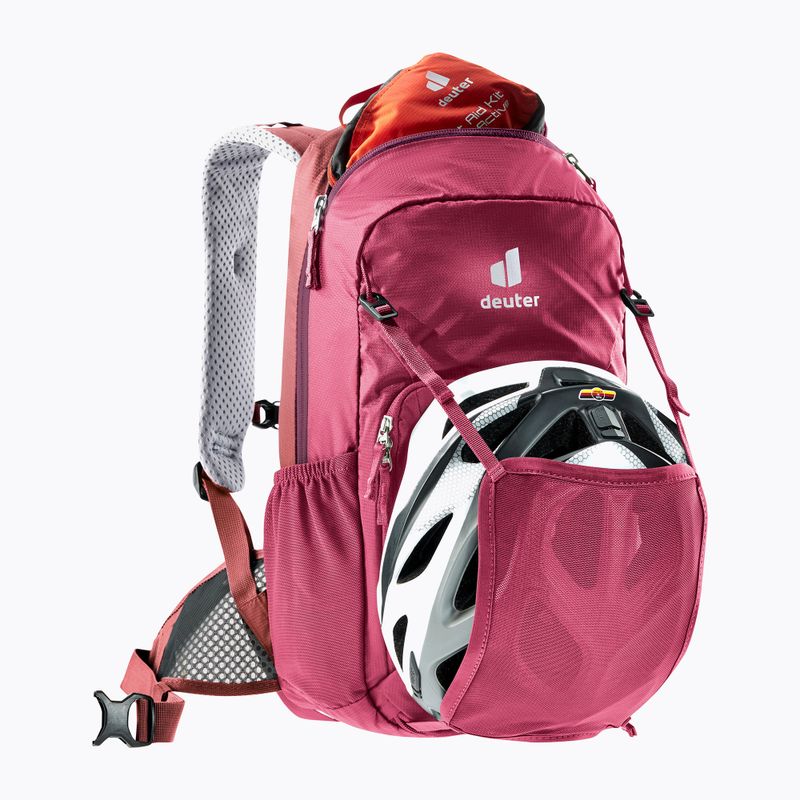 Women's bicycle backpack deuter bicycle I 18 l SL maron/caspia 4