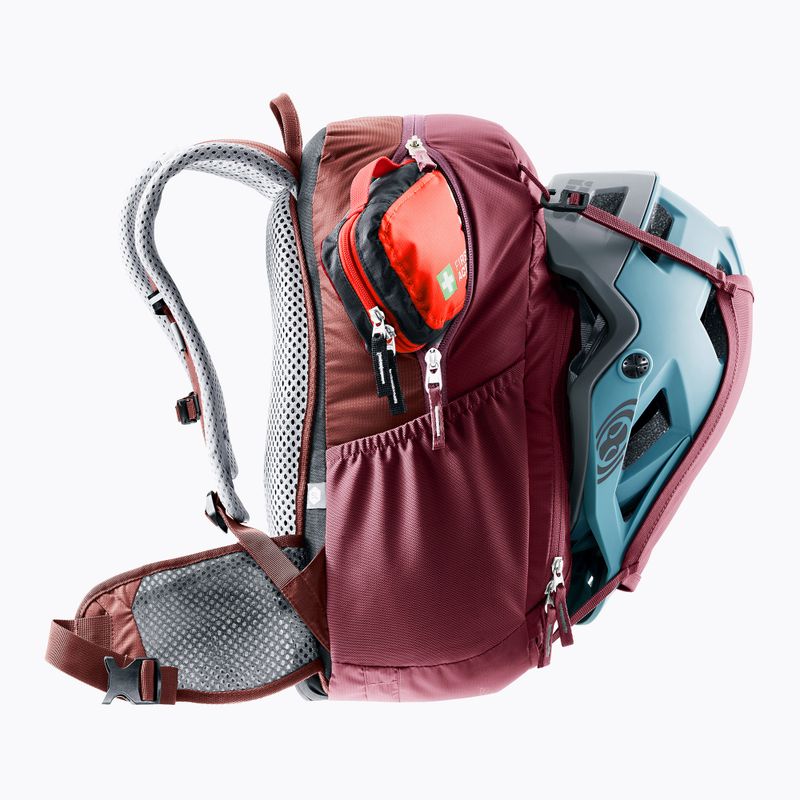 Women's bicycle backpack deuter bicycle I 18 l SL maron/caspia 7