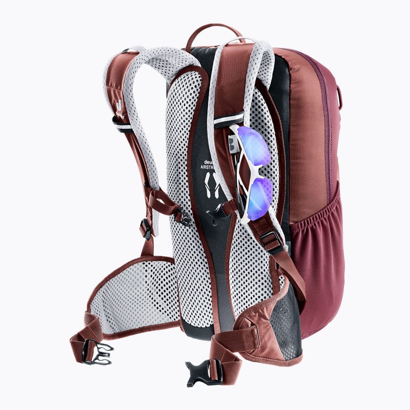 Women's bicycle backpack deuter bicycle I 18 l SL maron/caspia 8