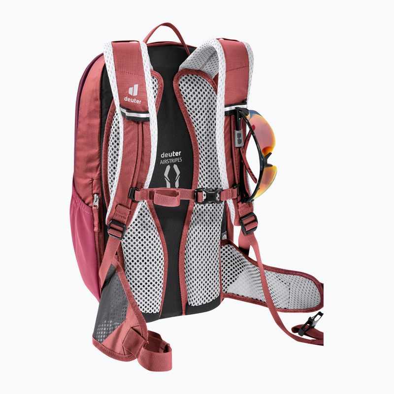 Women's bicycle backpack deuter bicycle I 18 l SL maron/caspia 10