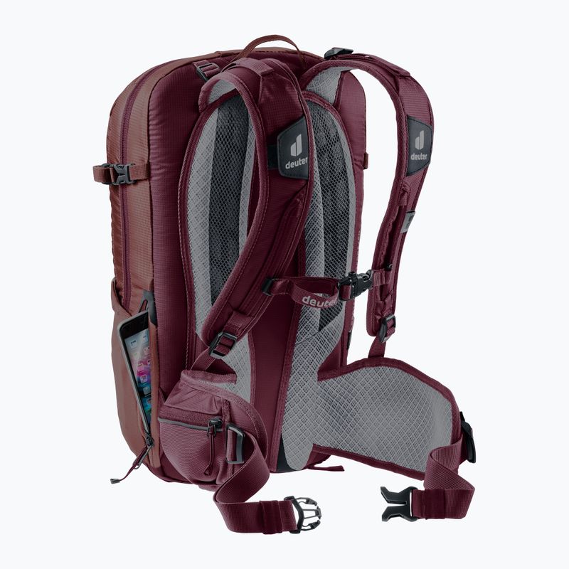Women's bike backpack deuter Flyt 12 l SL red 321102155910 4