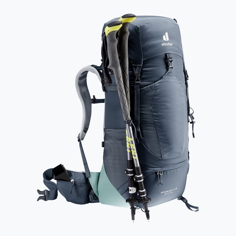 Women's trekking backpack deuter Aircontact Lite 35 + 10 SL navy blue 334002332480 7