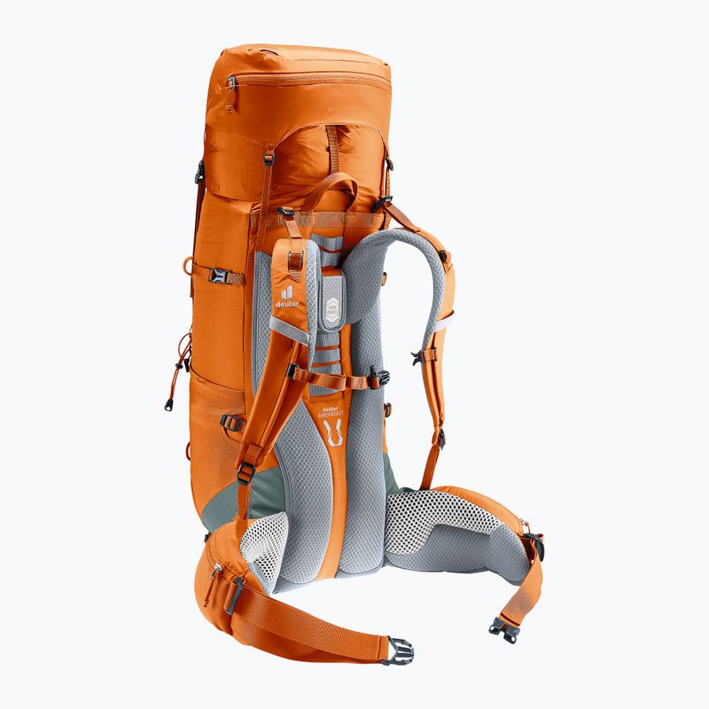 Deuter Aircontact Lite 40 + 10 trekking backpack orange 334012393190 4