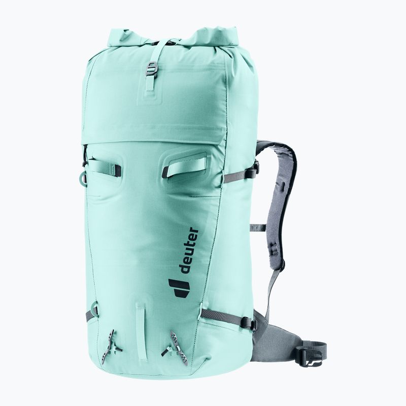 Women's climbing backpack deuter Durascent 42+10 l SL glacier/graphite 2