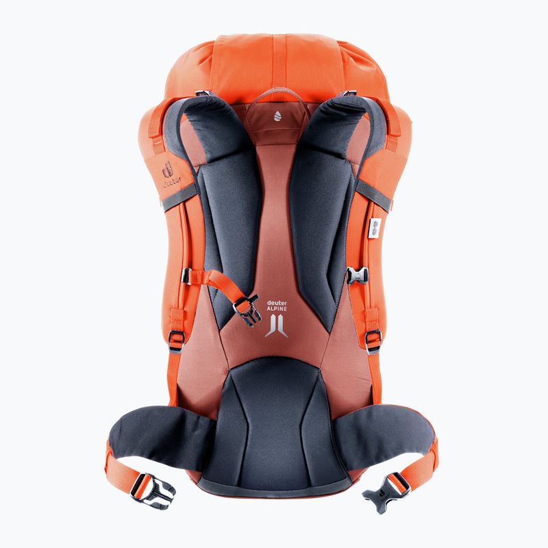 Climbing backpack deuter Guide 30 l redwood/papaya 2