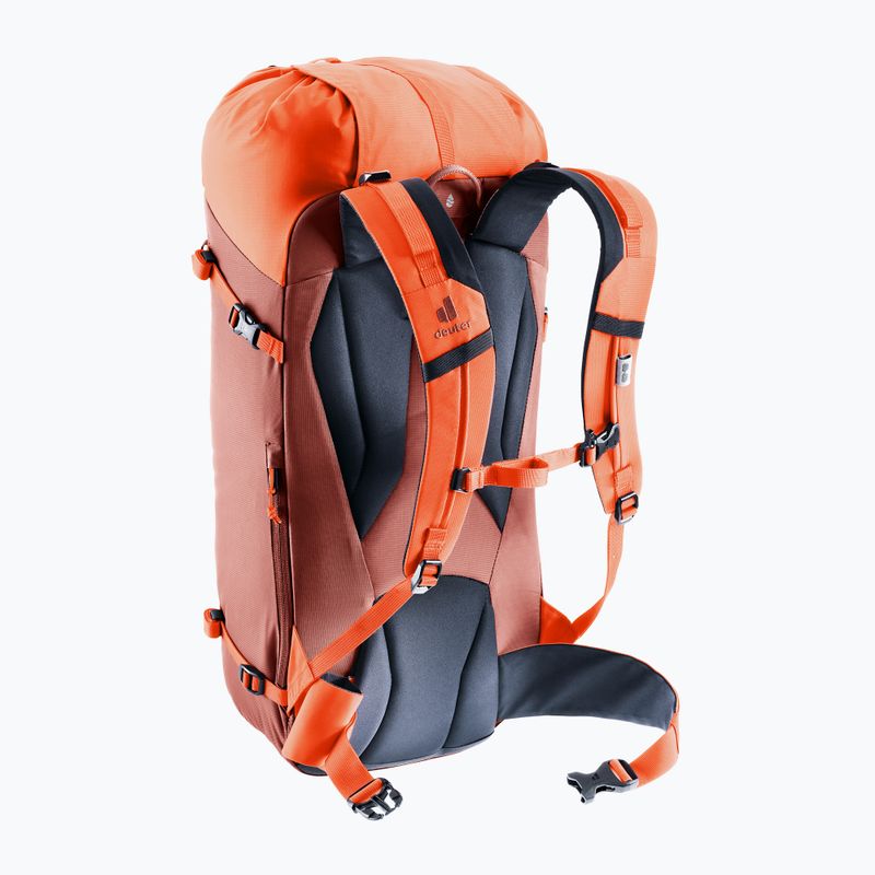 Climbing backpack deuter Guide 30 l redwood/papaya 6