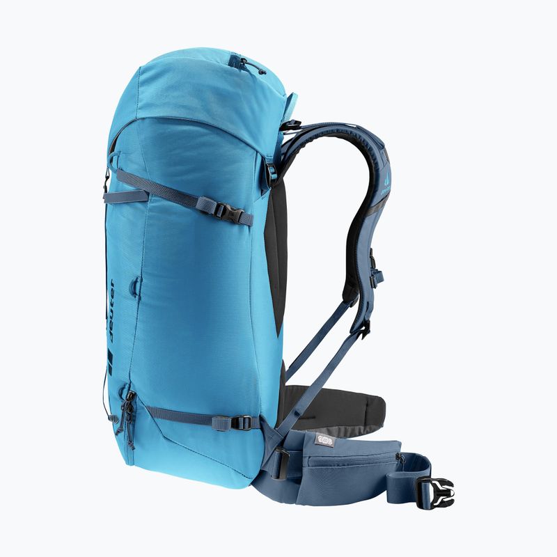 Climbing backpack deuter Guide 34+8 l wave/ink 4