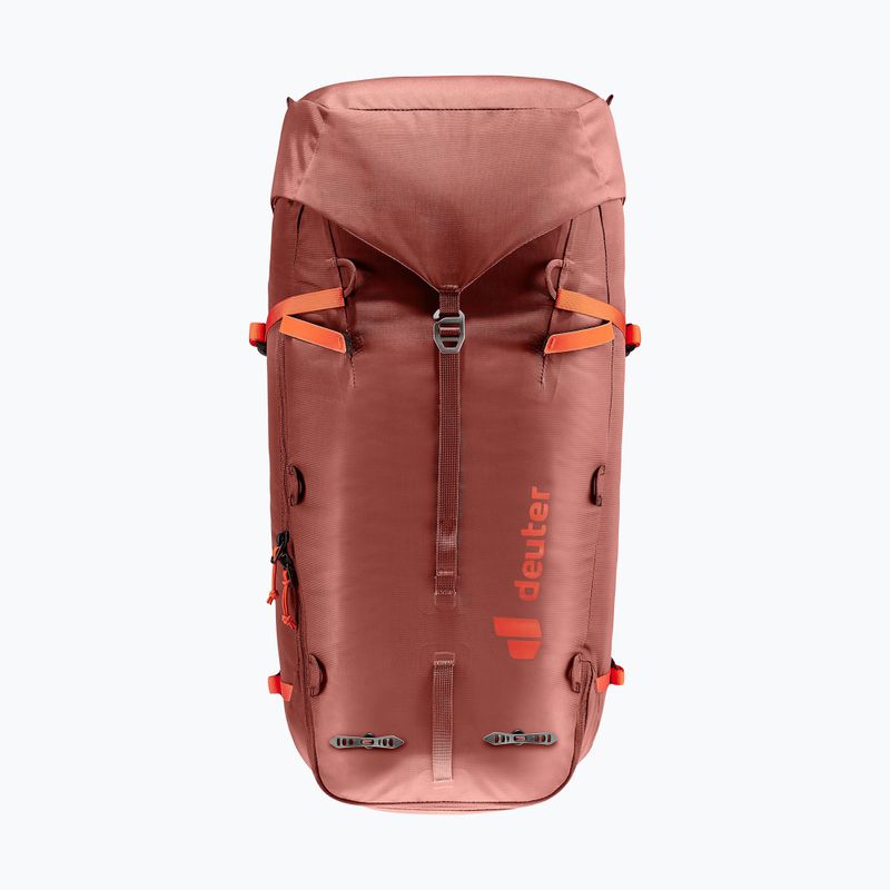 Deuter Guide climbing backpack 34+8 l redwood/papaya