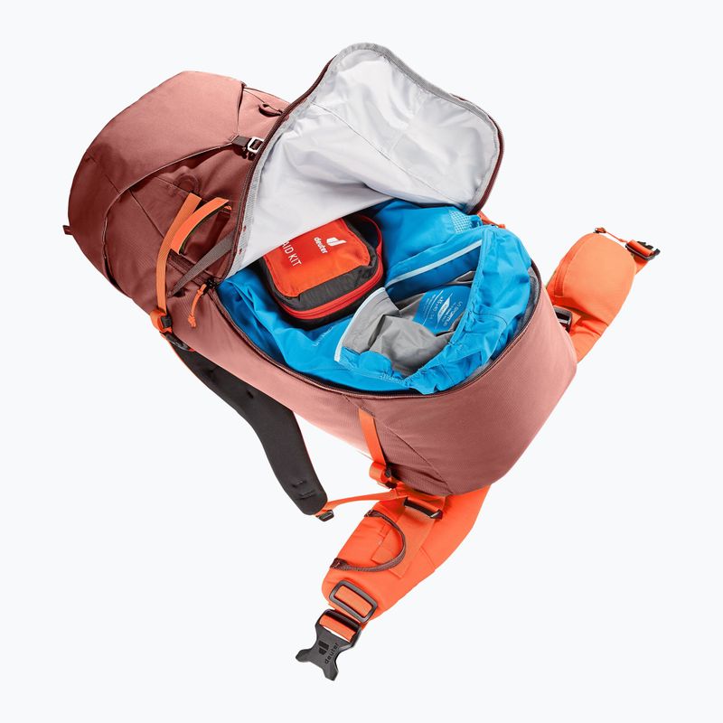 Deuter Guide climbing backpack 34+8 l redwood/papaya 7