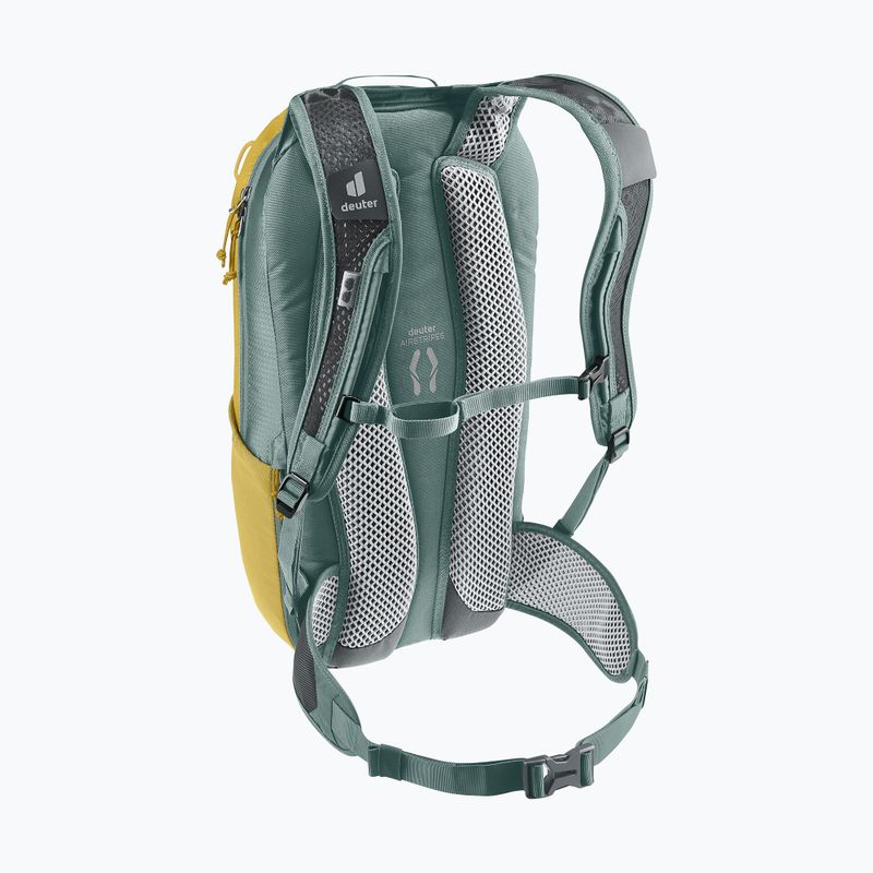Cycling backpack deuter Race 16 tumeric/ivy 4